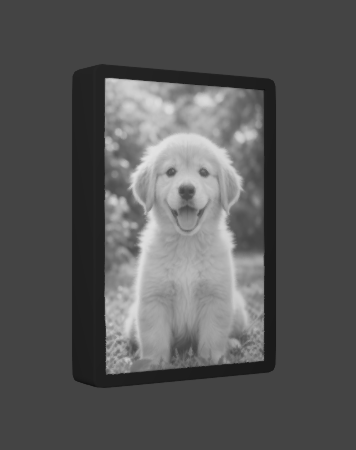 Litofania Personalizzata con Foto — Stampa 3D con Cornice e LED
